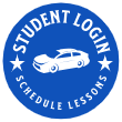 Major Driving School - Student Login Badge